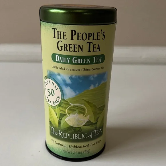 Ceramic Bamboo-Inspired Teapot w/Frog & Handle & 2 cans of The Republic of Tea - Picture 11 of 16